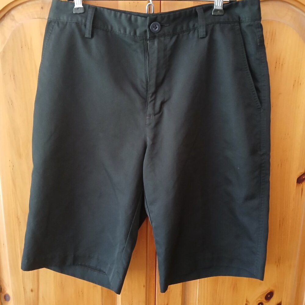 Adidas Clima Lite Mens Golf 11" Shorts Size 30 Black Pockets Casual Performance